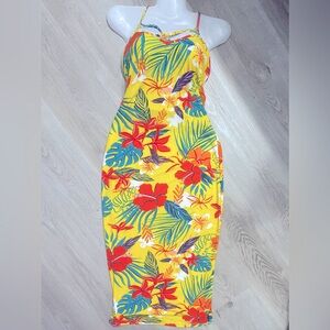 Women’s Floral Printed Dress - Size 2X